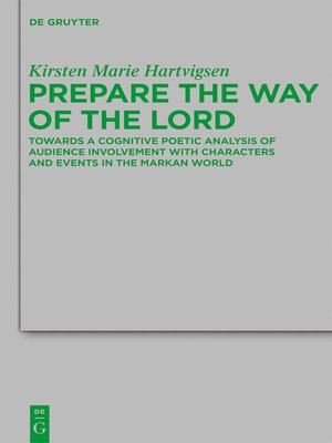 cover image of Prepare the Way of the Lord